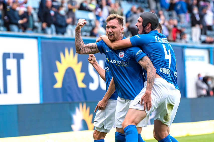Hansa Gewinnt Topspiel Gegen Duisburg 1860 Besiegt Meppen Liga3 Online De